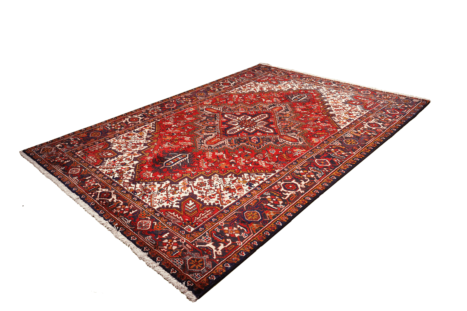 Mehrewan — Hand-knotted, 207x294 cm, Red, 100% Virgin Wool | View 4