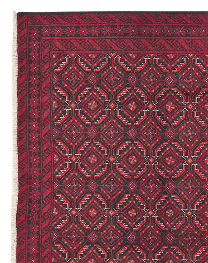 Belutch — Hand-knotted, 96x170 cm, Black, 100% Virgin Wool | View 3