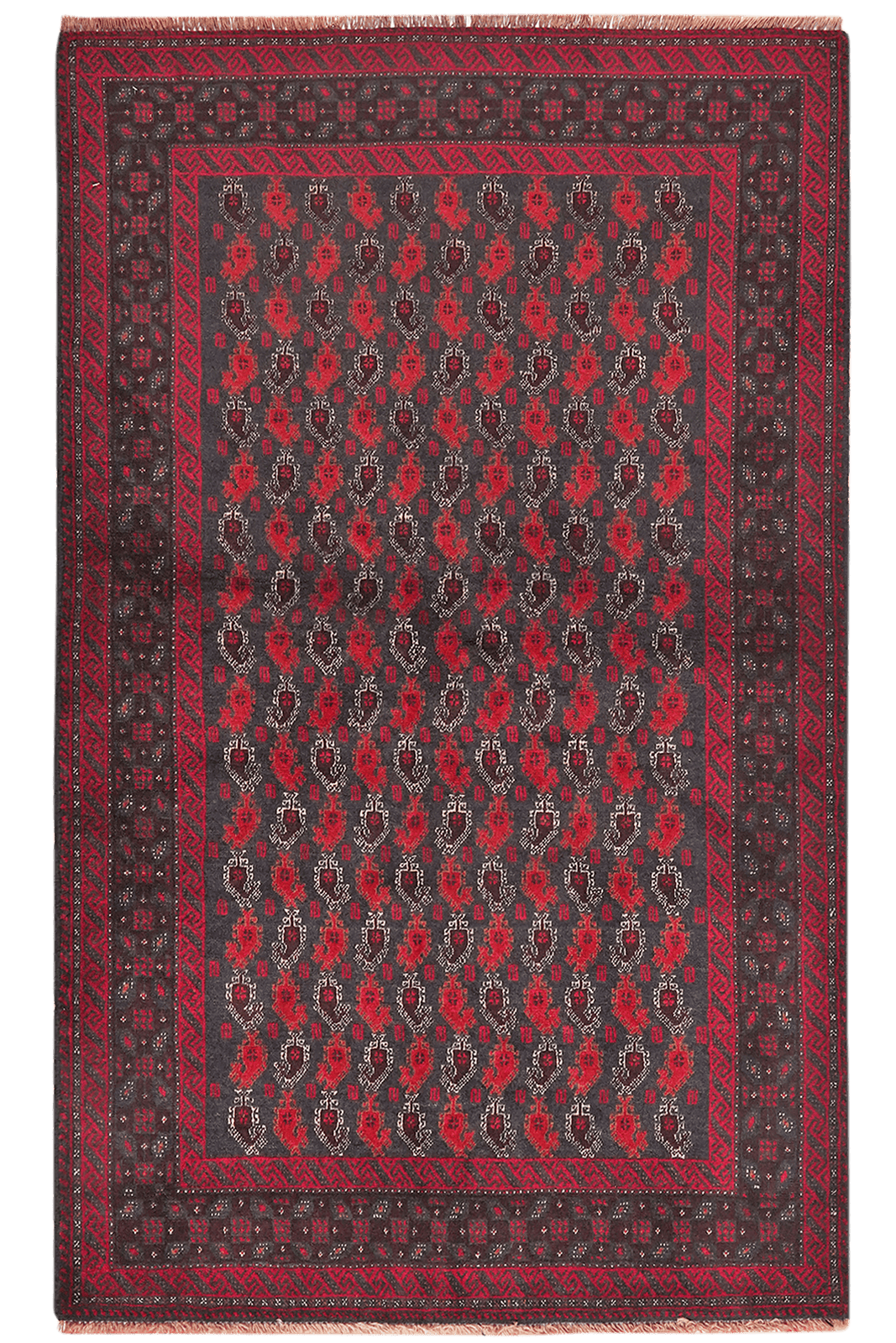 Belutch — Hand-knotted, 103x162 cm, Blue, 100% Virgin Wool | Main view