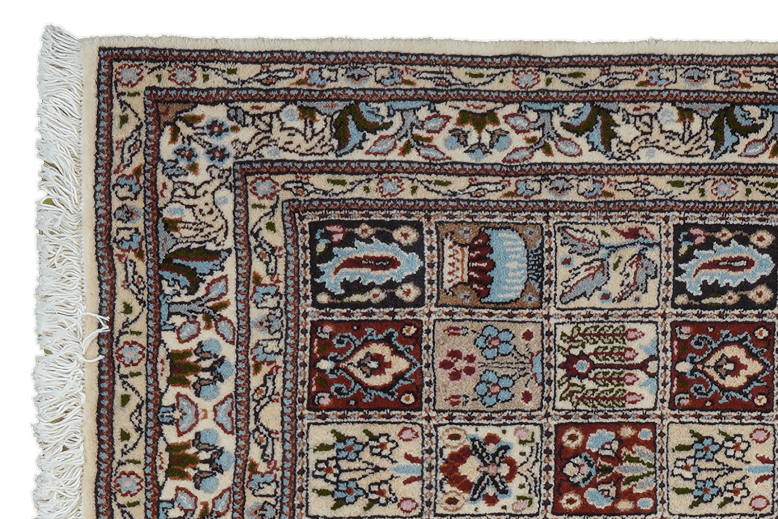 Moud Felder — Handgefertigt, 88x59 cm, Beige, 100% Virgin Wool | View 4
