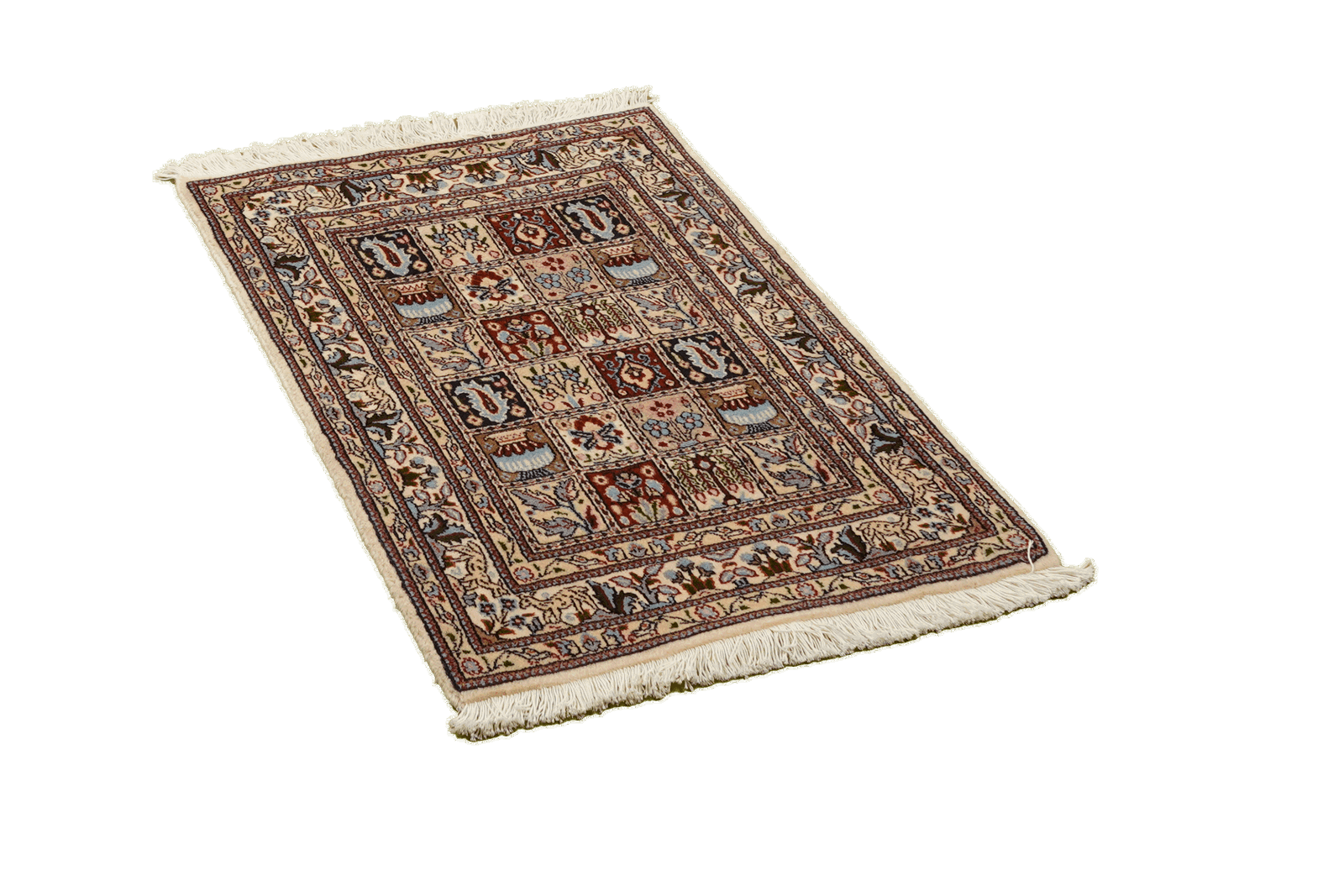 Moud Felder — Handgefertigt, 88x59 cm, Beige, 100% Virgin Wool | View 5
