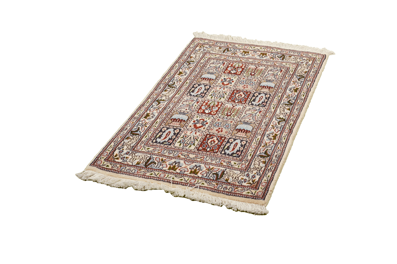 Moud Felder — Handgefertigt, 88x59 cm, Beige, 100% Virgin Wool | View 6