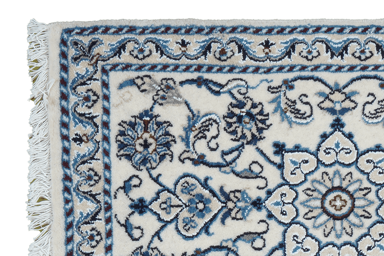 Nain 12La — Hand-knotted, 60x90 cm, Beige, 100% Virgin Wool | View 3