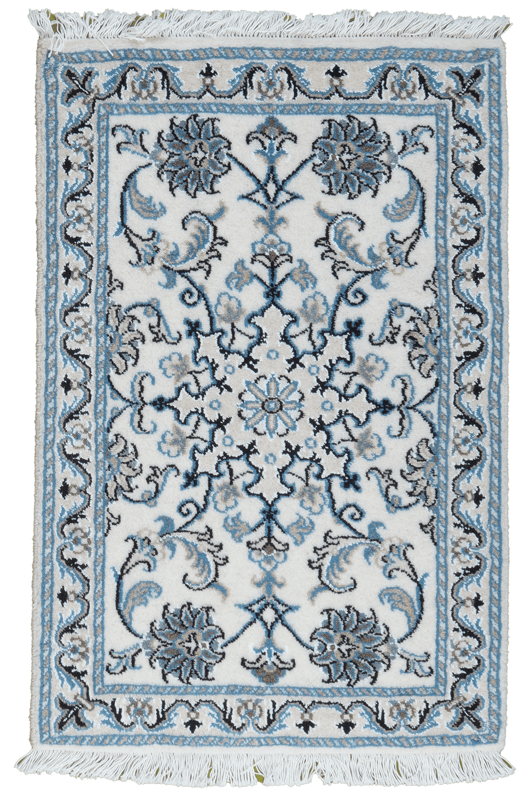 Nain 12La — Hand-knotted, 61x93 cm, Beige, 100% Virgin Wool | Main view