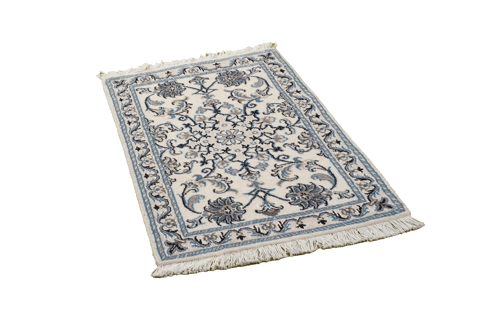Nain 12La — Hand-knotted, 61x93 cm, Beige, 100% Virgin Wool | View 4