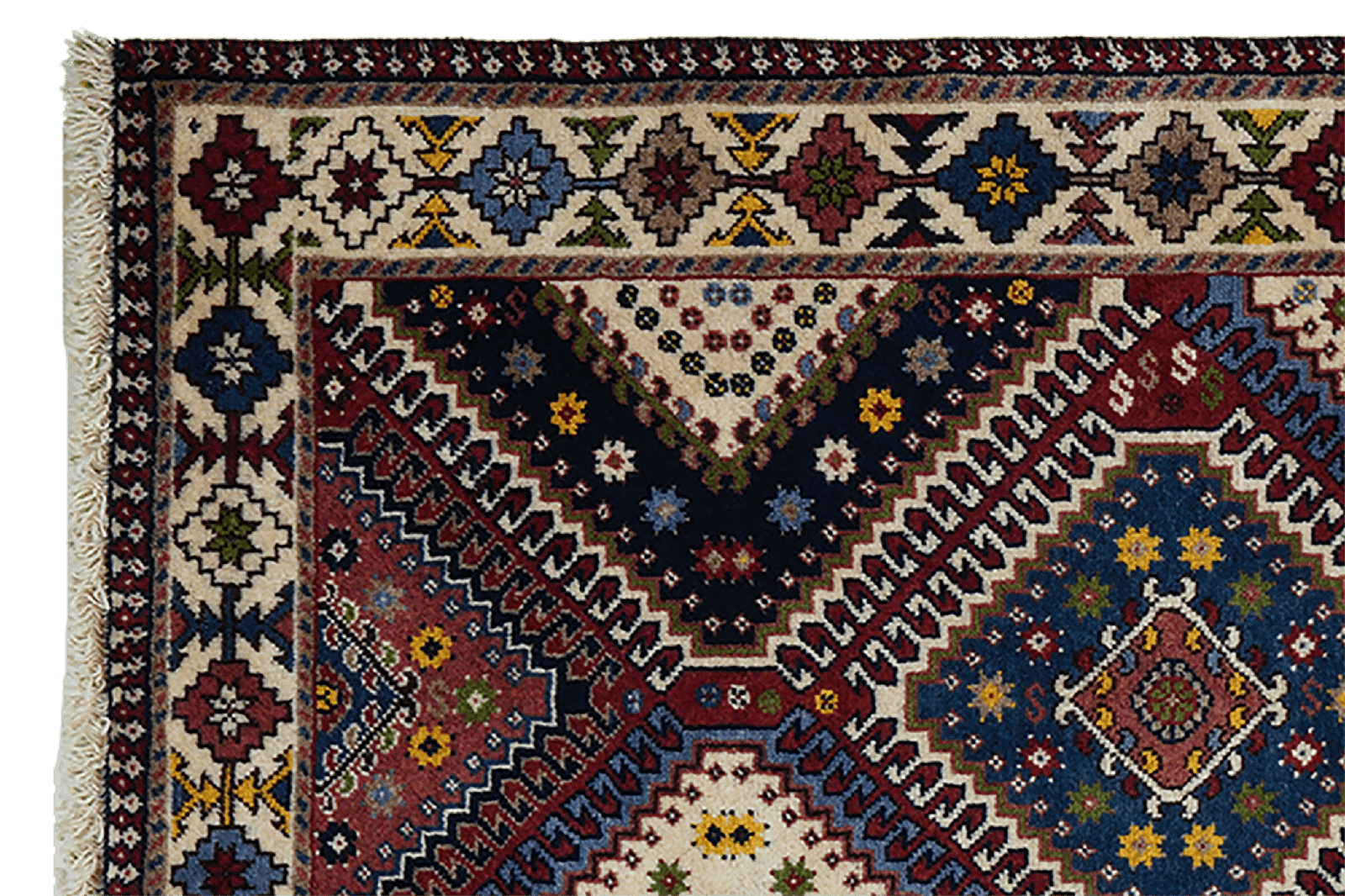 Yalameh — Hand-knotted, 82x192 cm, Beige, 100% Virgin Wool | View 3