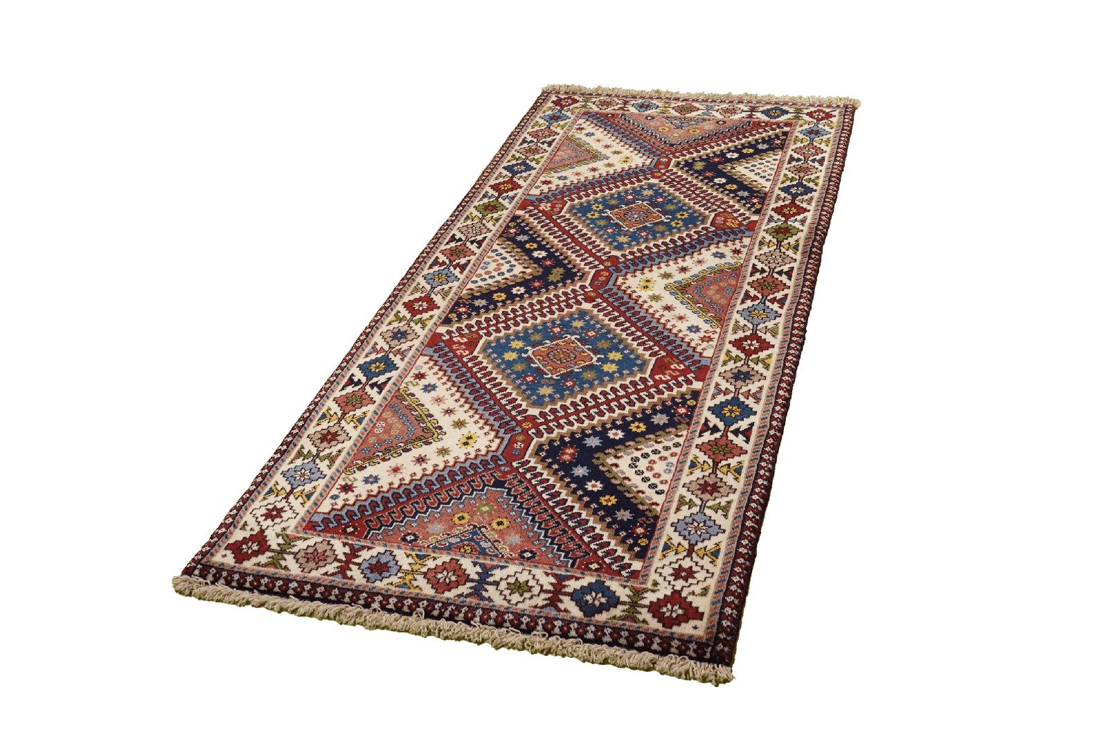 Yalameh — Hand-knotted, 82x192 cm, Beige, 100% Virgin Wool | View 5