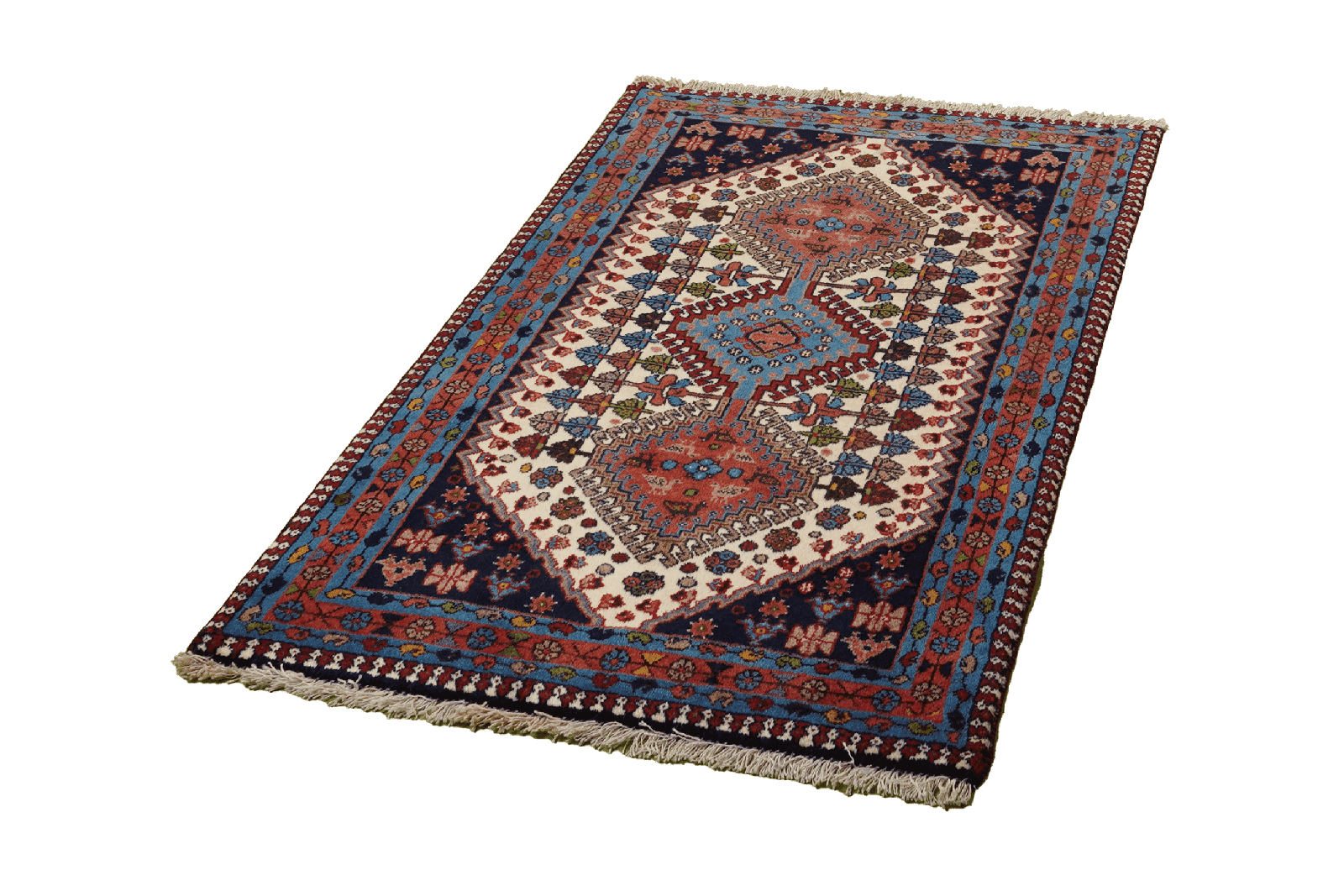 Yalameh — Hand-knotted, 81x127 cm, Beige, 100% Virgin Wool | View 5