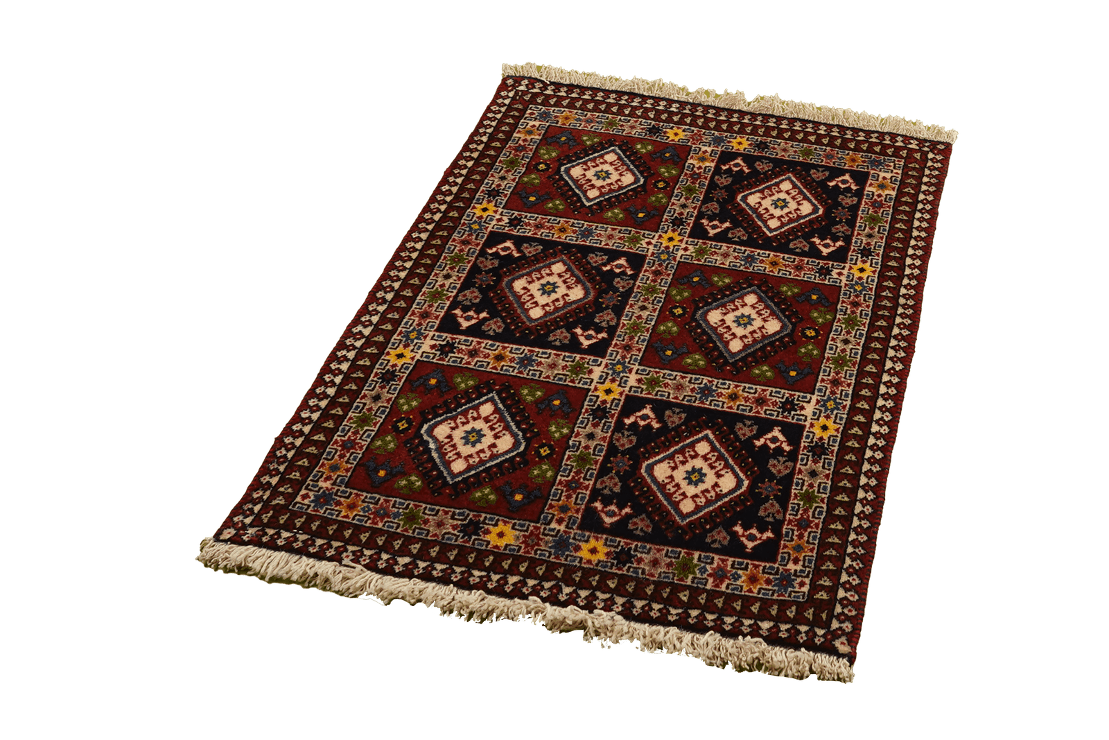 Yalameh — Hand-knotted, 60x93 cm, Multicolor, 100% Virgin Wool | View 4