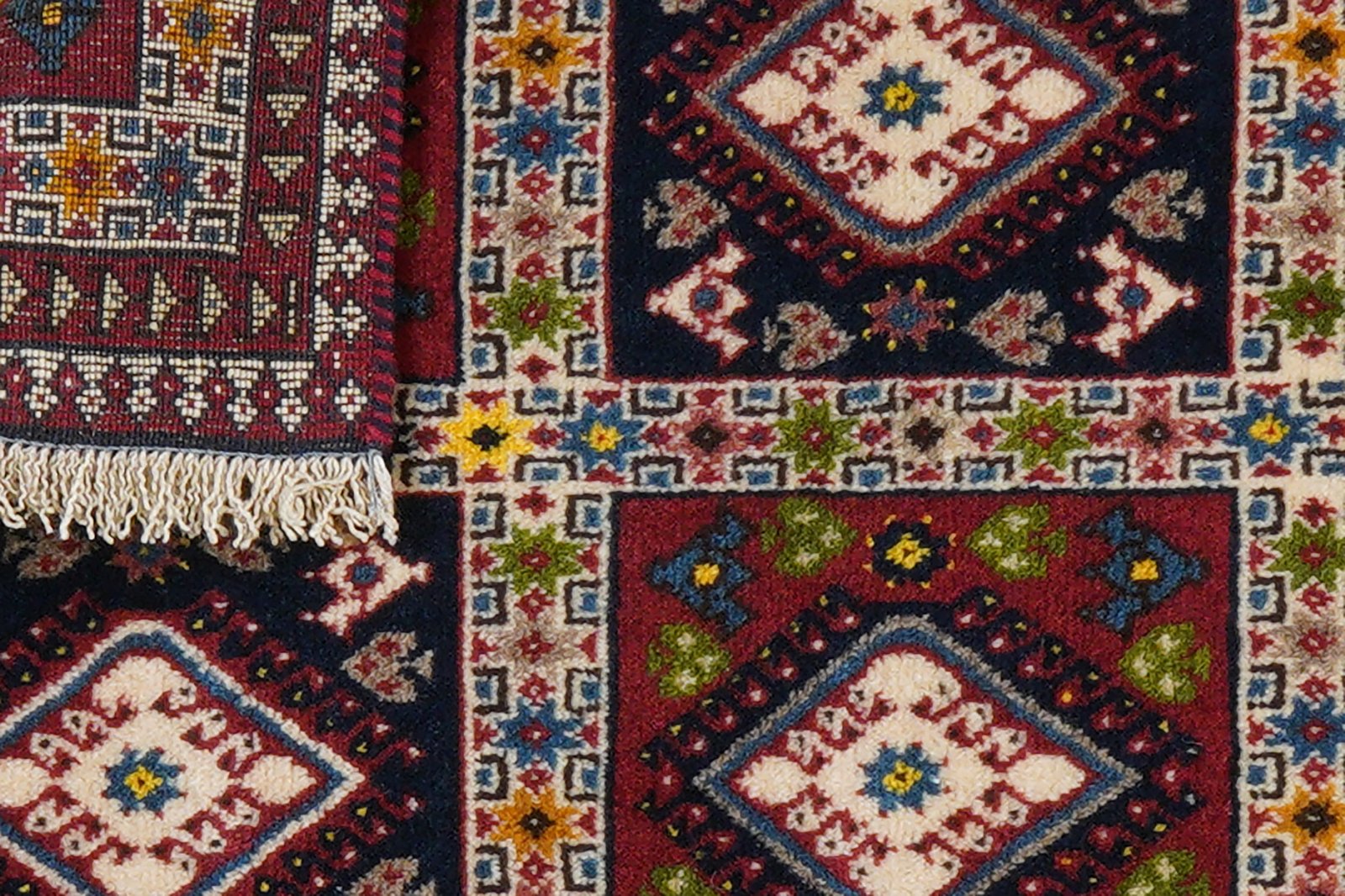 Yalameh — Hand-knotted, 60x93 cm, Multicolor, 100% Virgin Wool | View 8