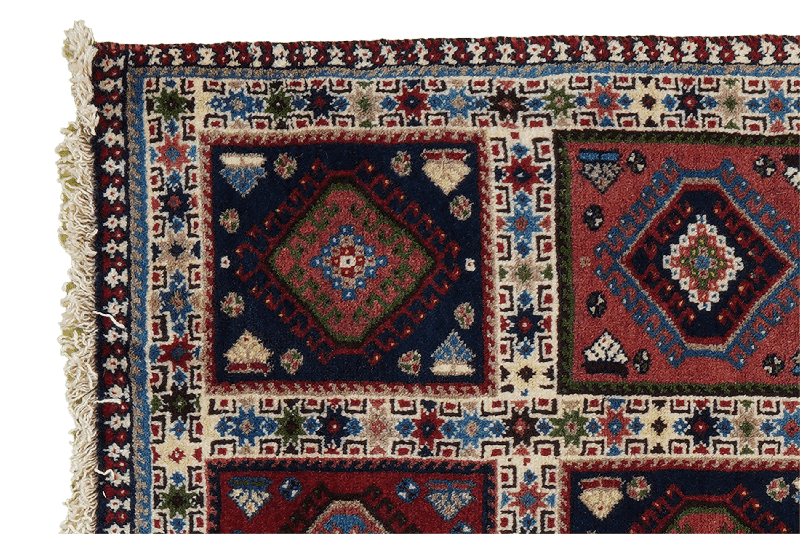 Yalameh — Hand-knotted, 62x96 cm, Multicolor, 100% Virgin Wool | View 3