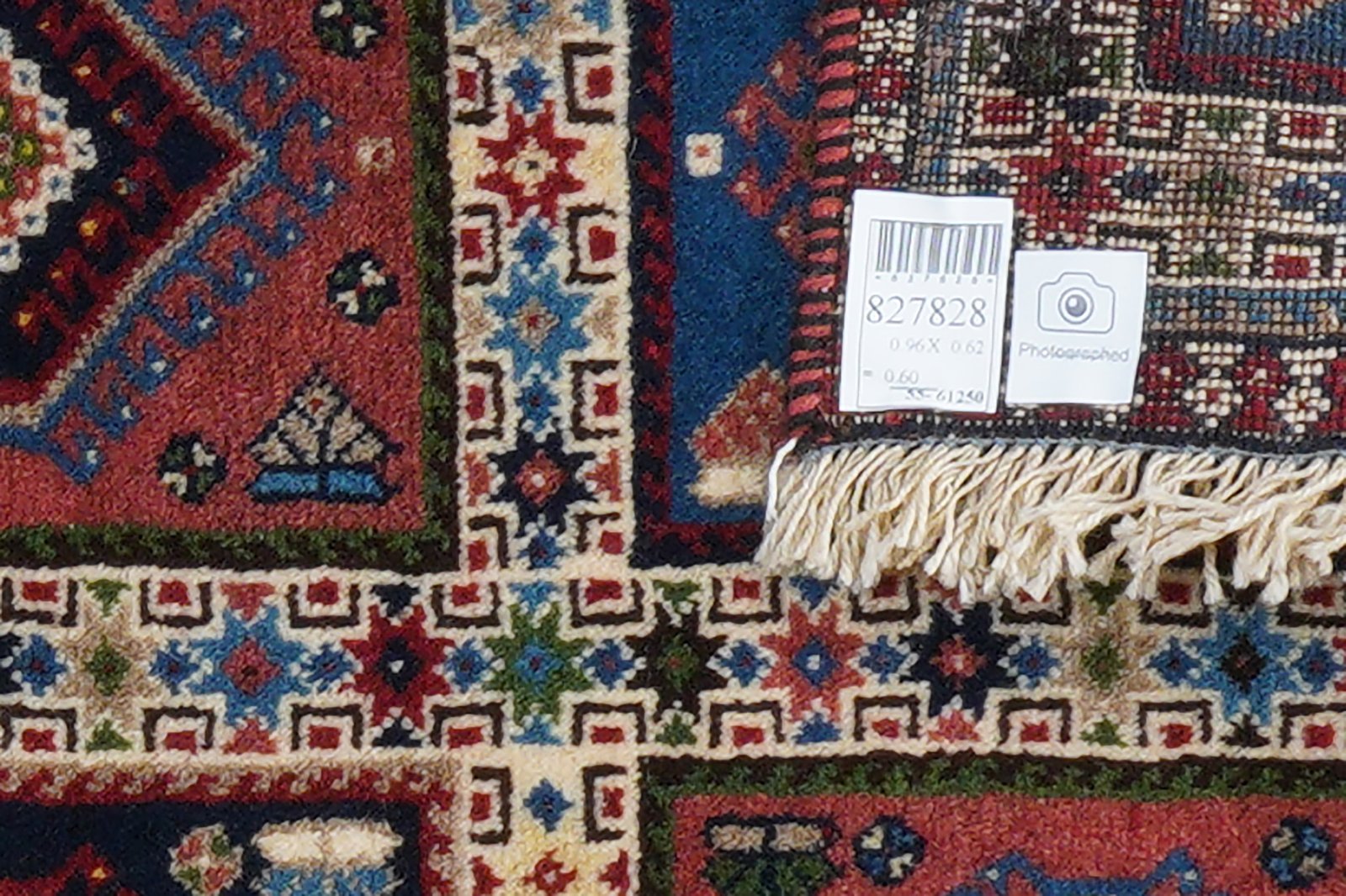 Yalameh — Hand-knotted, 62x96 cm, Multicolor, 100% Virgin Wool | View 6