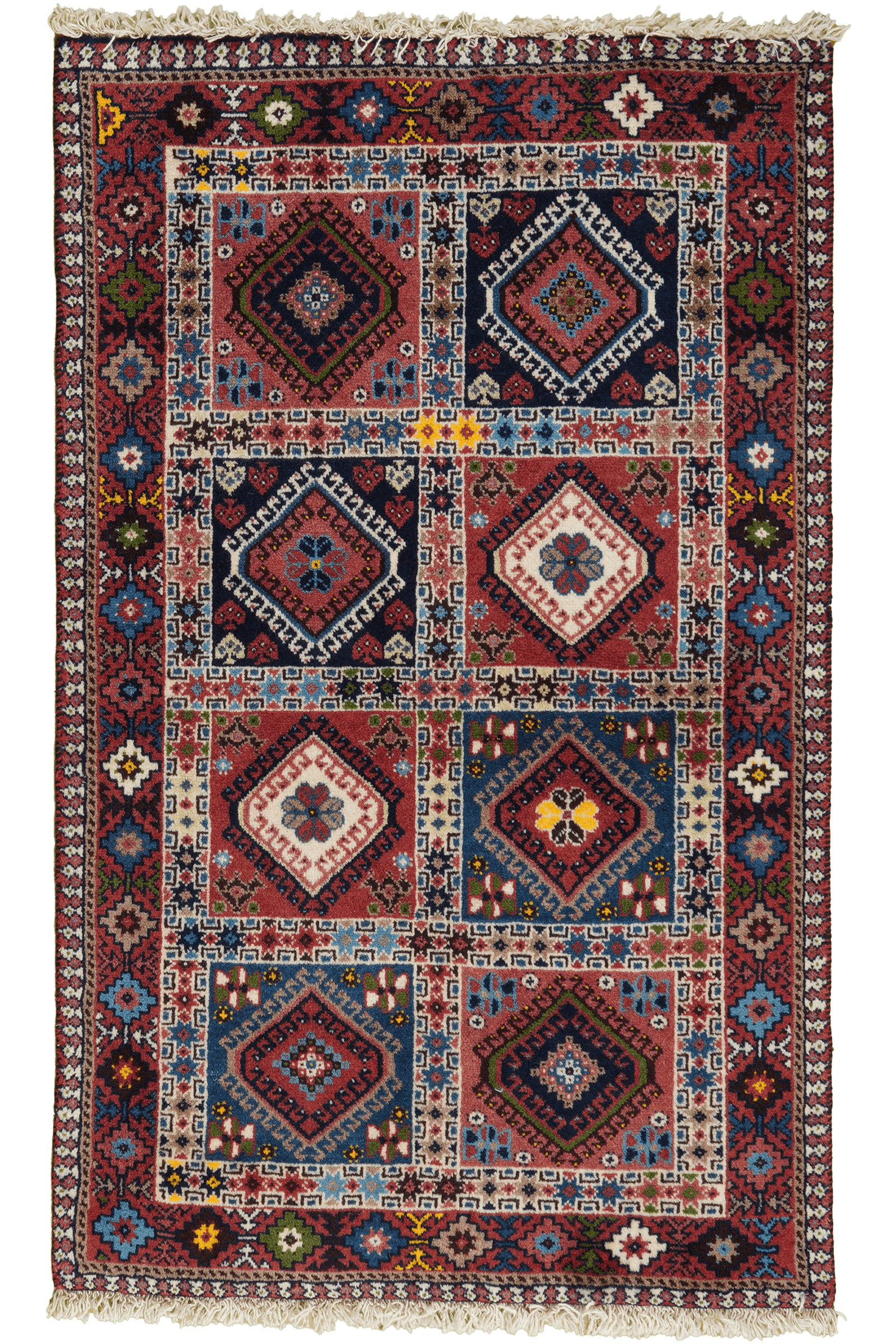 Yalameh — Hand-knotted, 78x128 cm, Multicolor, 100% Virgin Wool | Main view