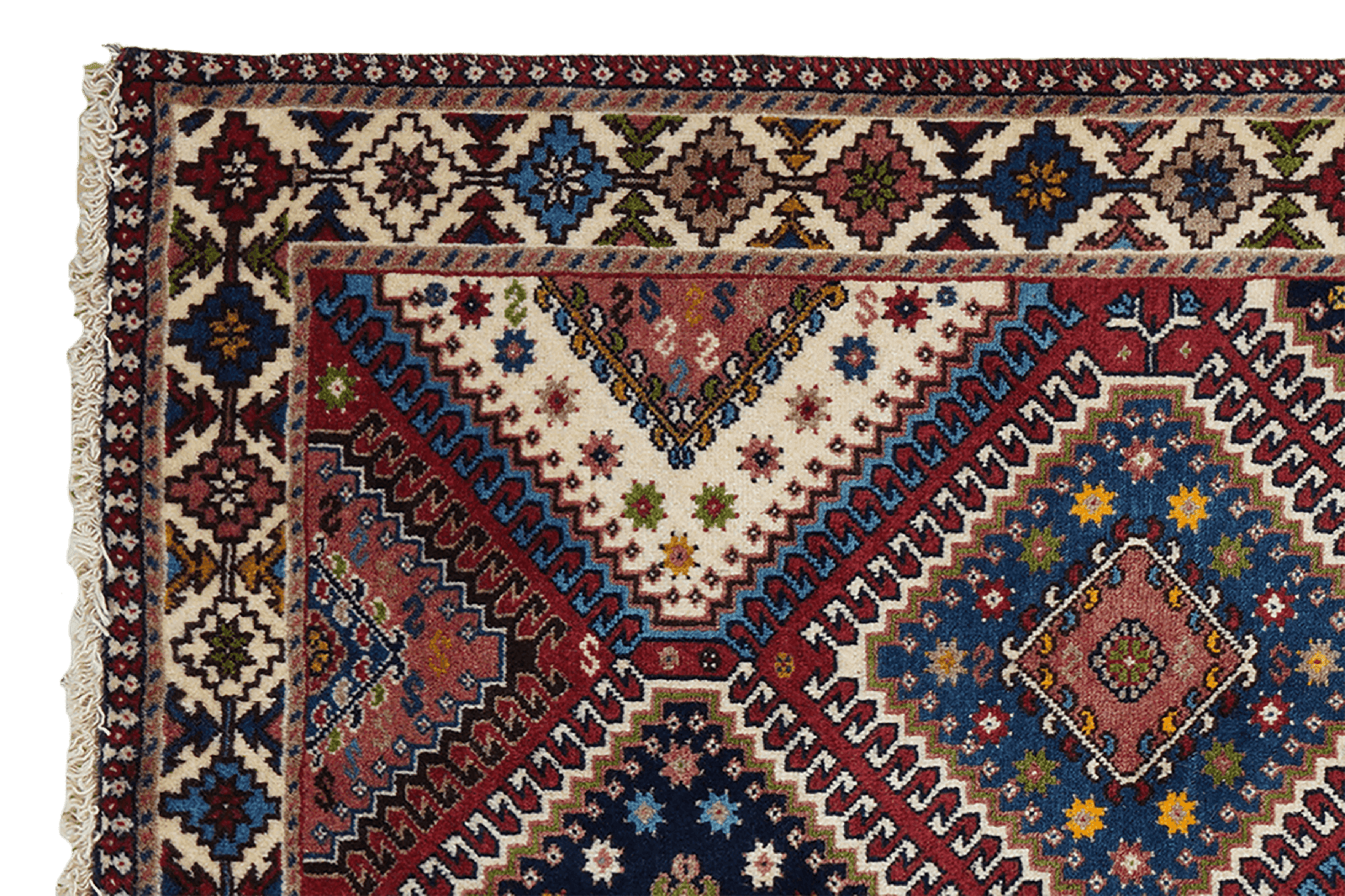 Yalameh — Hand-knotted, 80x197 cm, Beige, 100% Virgin Wool | View 3