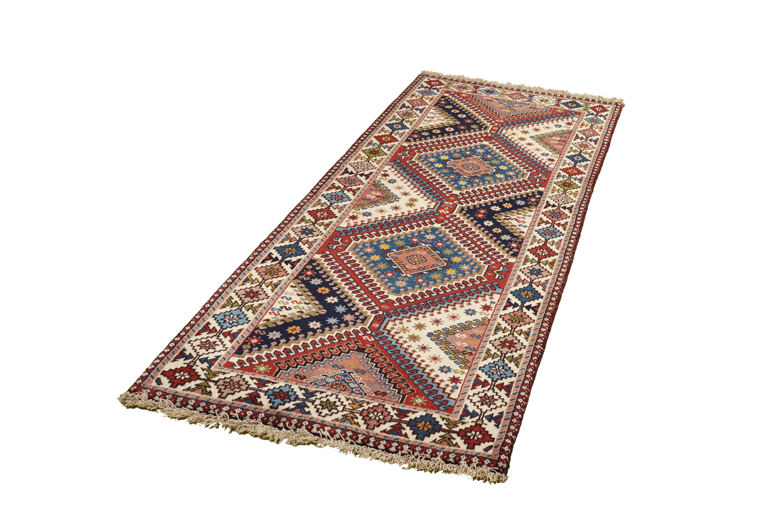 Yalameh — Hand-knotted, 80x197 cm, Beige, 100% Virgin Wool | View 5
