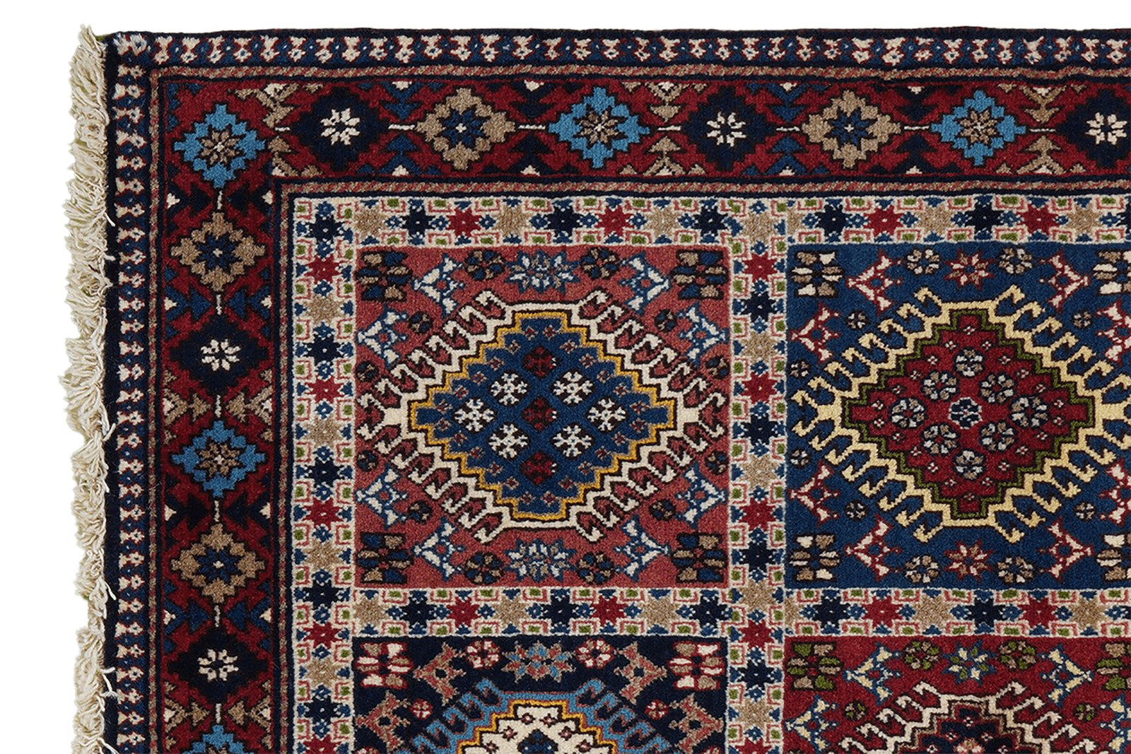 Yalameh — Hand-knotted, 100x152 cm, Multicolor, 100% Virgin Wool | View 3
