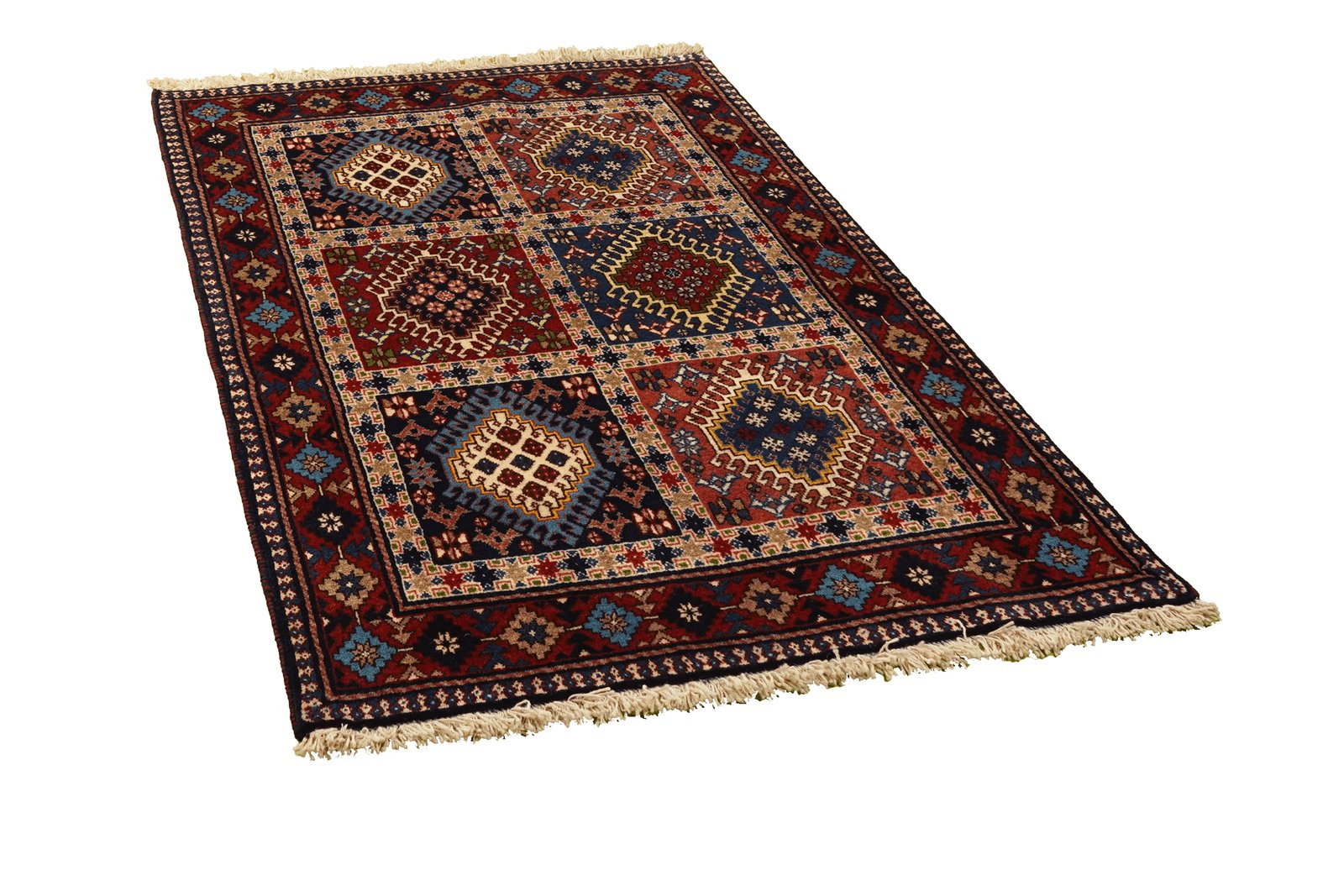 Yalameh — Hand-knotted, 100x152 cm, Multicolor, 100% Virgin Wool | View 4