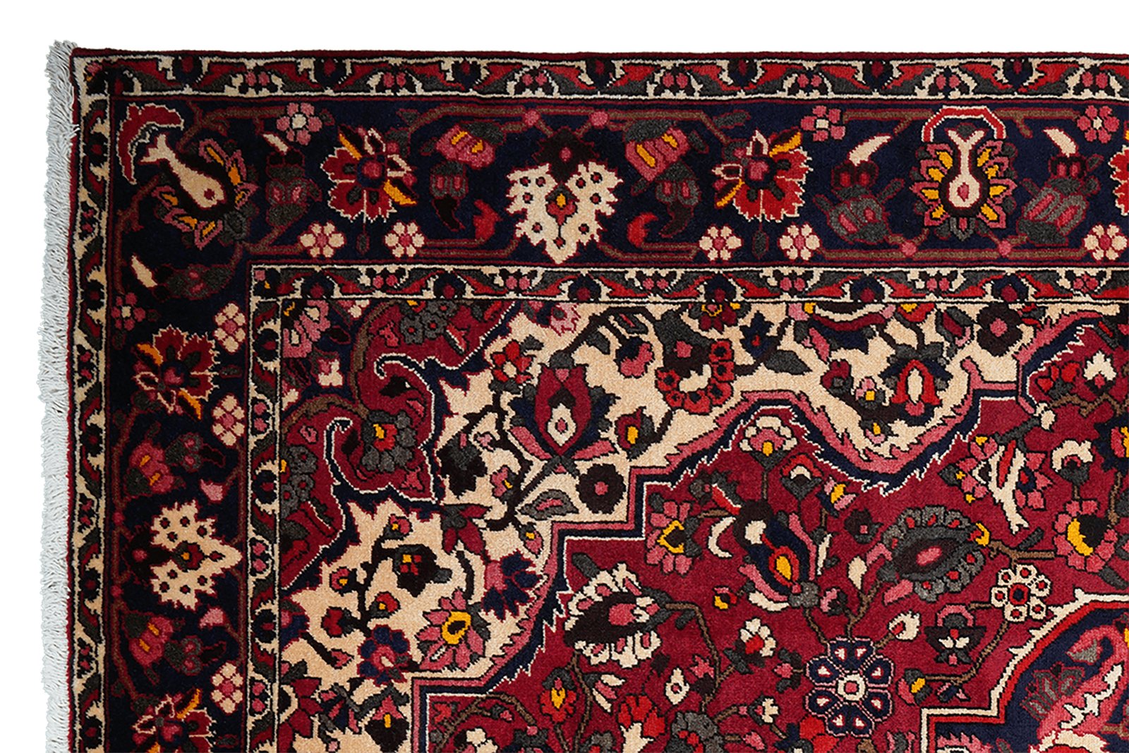 Bakhtiar — Hand-knotted, 211x305 cm, Red, 100% Virgin Wool | View 3