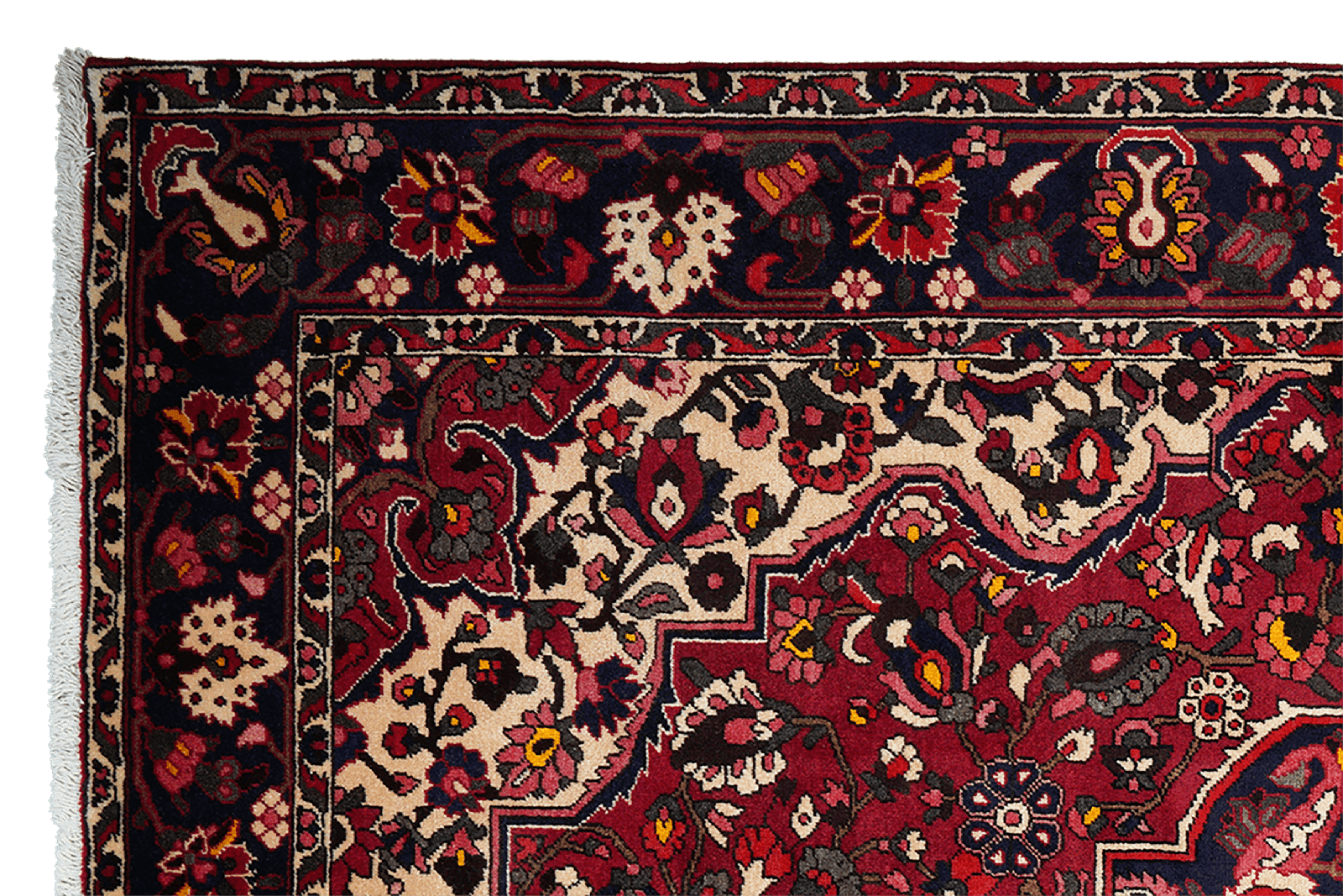Bakhtiar — Hand-knotted, 211x305 cm, Red, 100% Virgin Wool | View 3