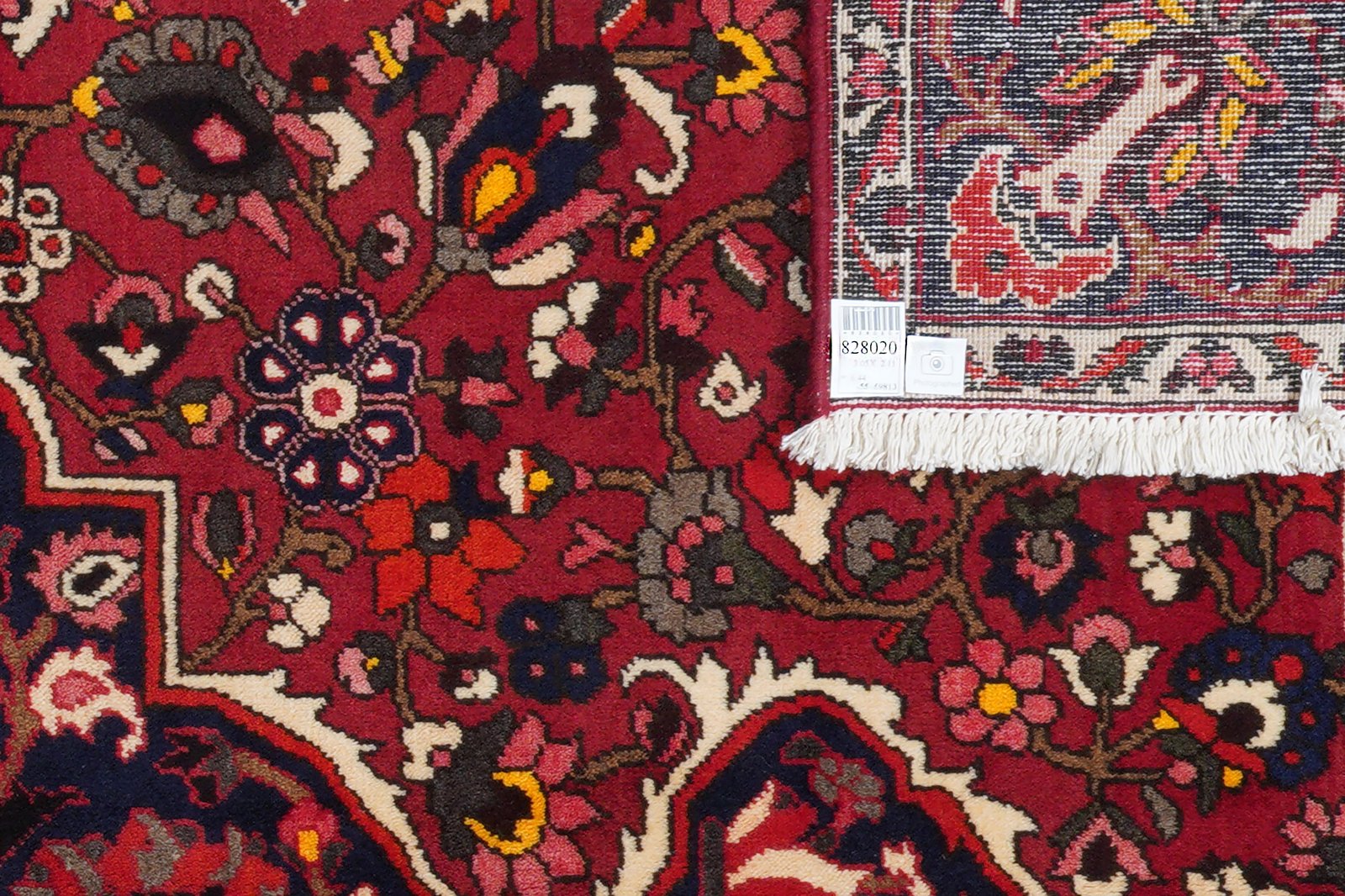 Bakhtiar — Hand-knotted, 211x305 cm, Red, 100% Virgin Wool | View 6