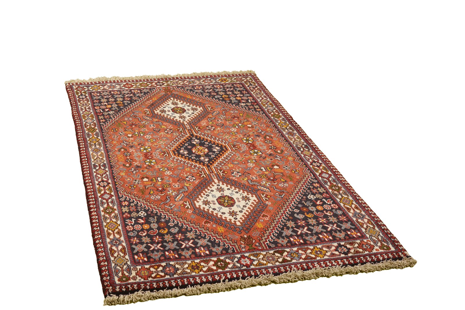 Yalameh — Hand-knotted, 100x151 cm, Red, 100% Virgin Wool | View 4