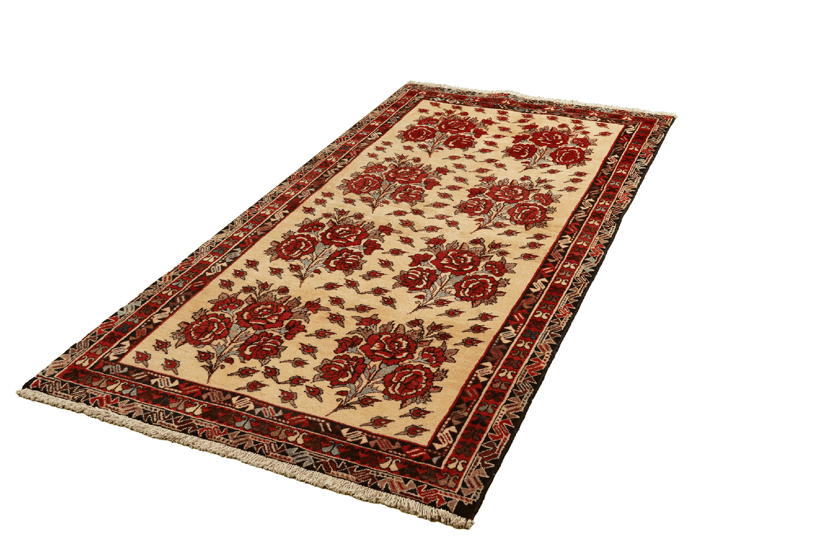 Afshar — Hand-knotted, 111x222 cm, Beige, 100% Virgin Wool | View 5