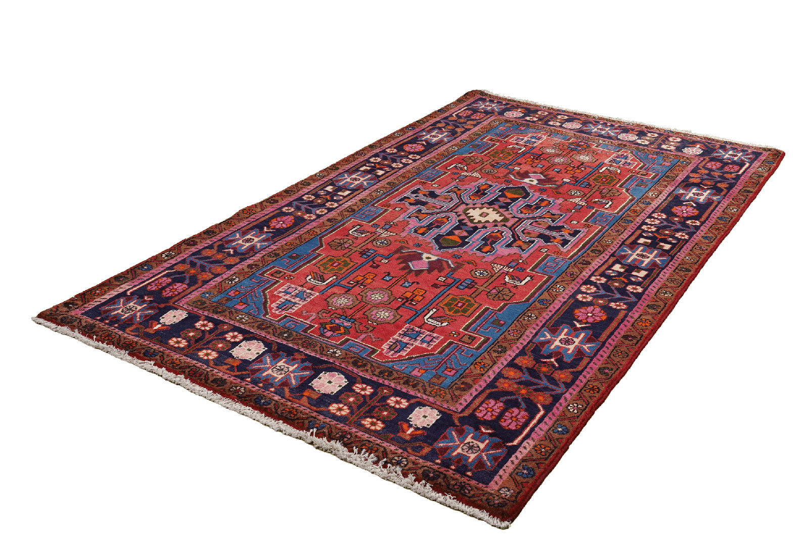 Nahavand — Hand-knotted, 149x237 cm, Red, 100% Virgin Wool | View 5