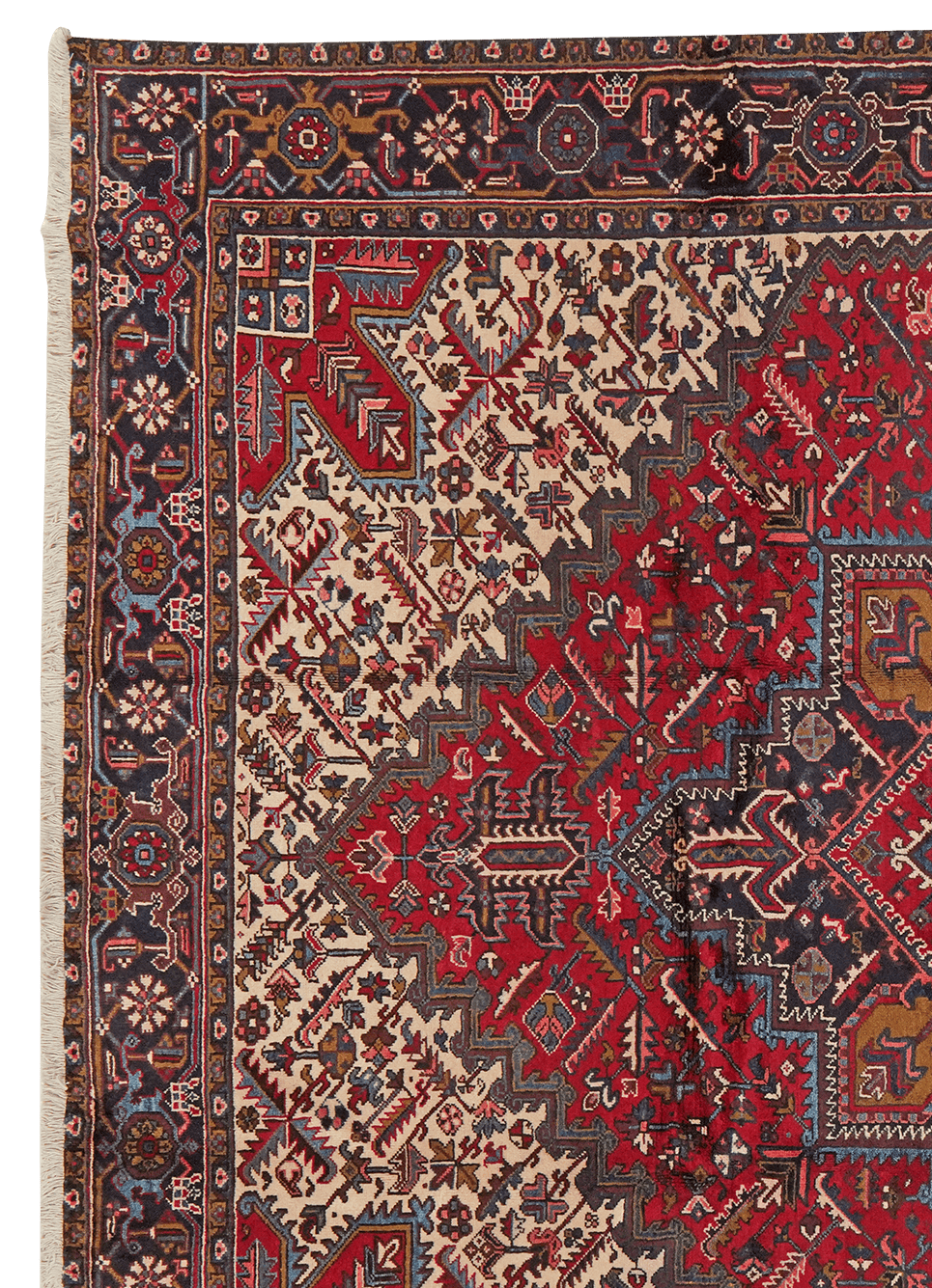 Mehrewan — Hand-knotted, 263x341 cm, Red, 100% Virgin Wool | View 3