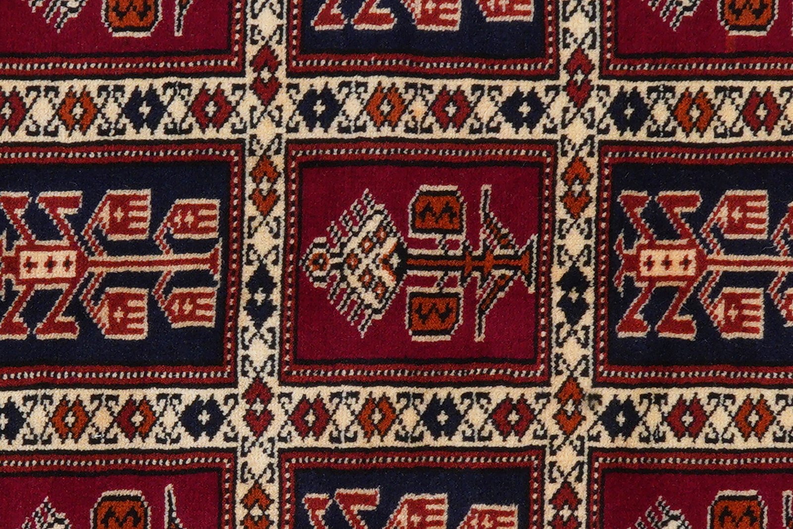 Turkman — Hand-knotted, 152x240 cm, Multicolor, 100% Virgin Wool | View 7