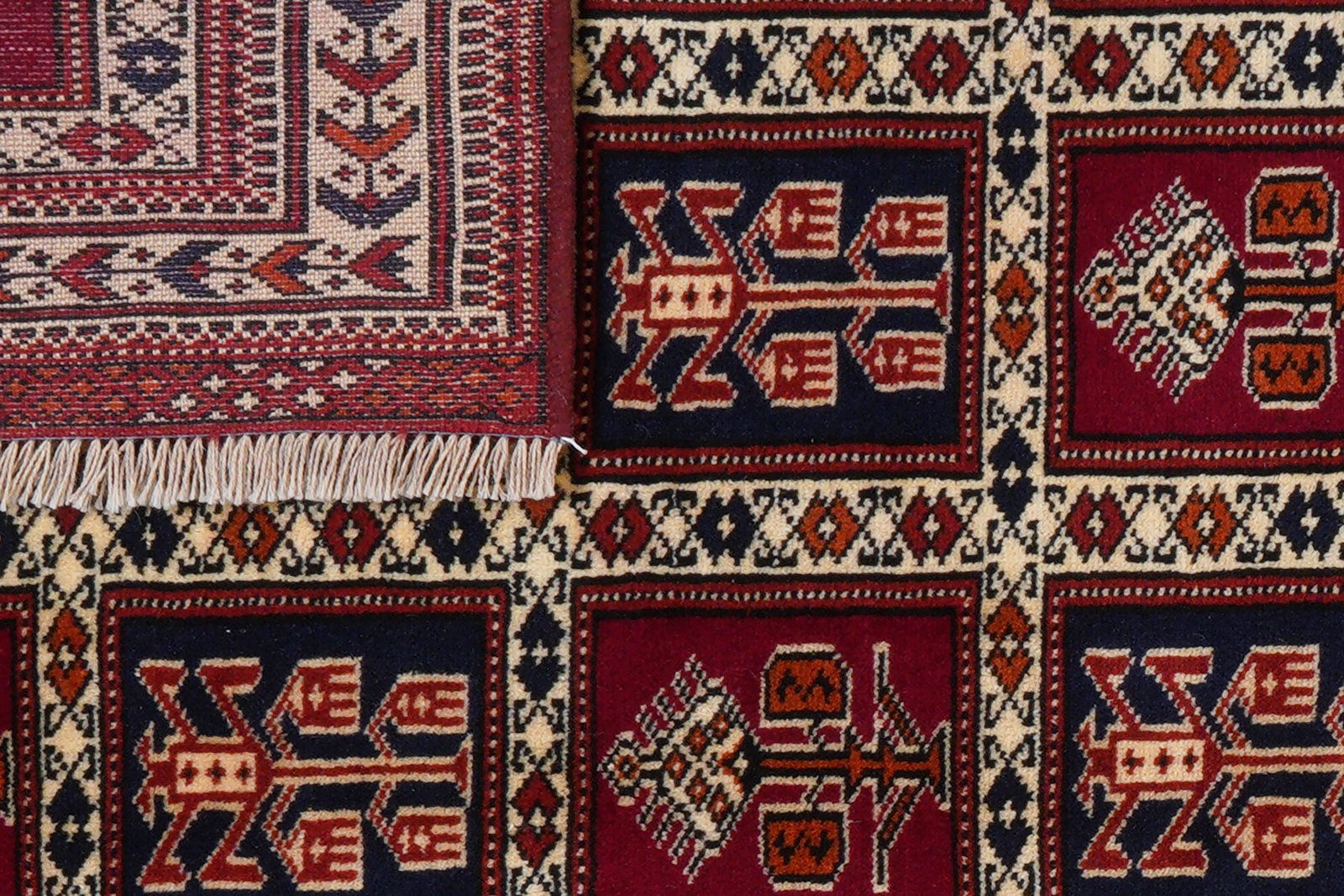 Turkman — Hand-knotted, 152x240 cm, Multicolor, 100% Virgin Wool | View 8