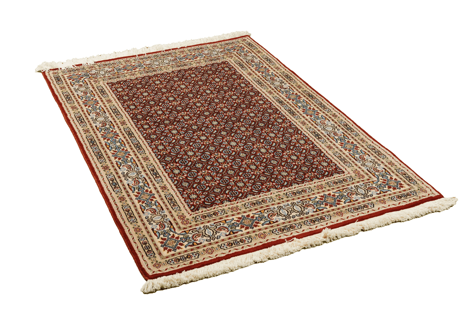 Moud Mahi — Hand-knotted, 98x142 cm, Red, 100% Virgin Wool | View 4