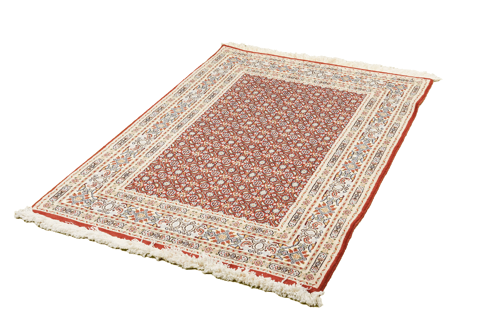 Moud Mahi — Hand-knotted, 98x142 cm, Red, 100% Virgin Wool | View 5