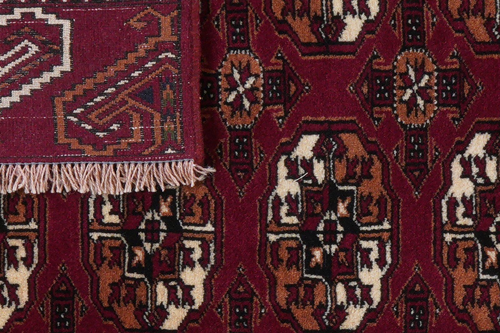 Turkman — Hand-knotted, 102x192 cm, Red, 100% Virgin Wool | View 8