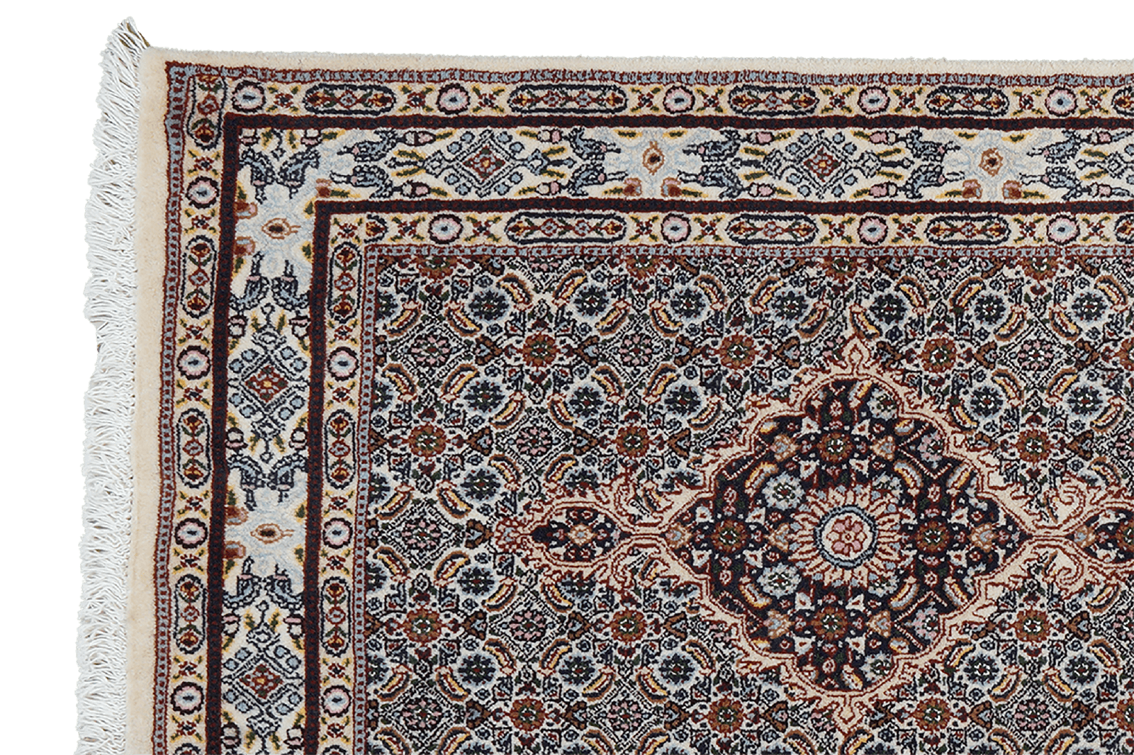 Moud Mahi — Hand-knotted, 76x193 cm, Beige, 100% Virgin Wool | View 3