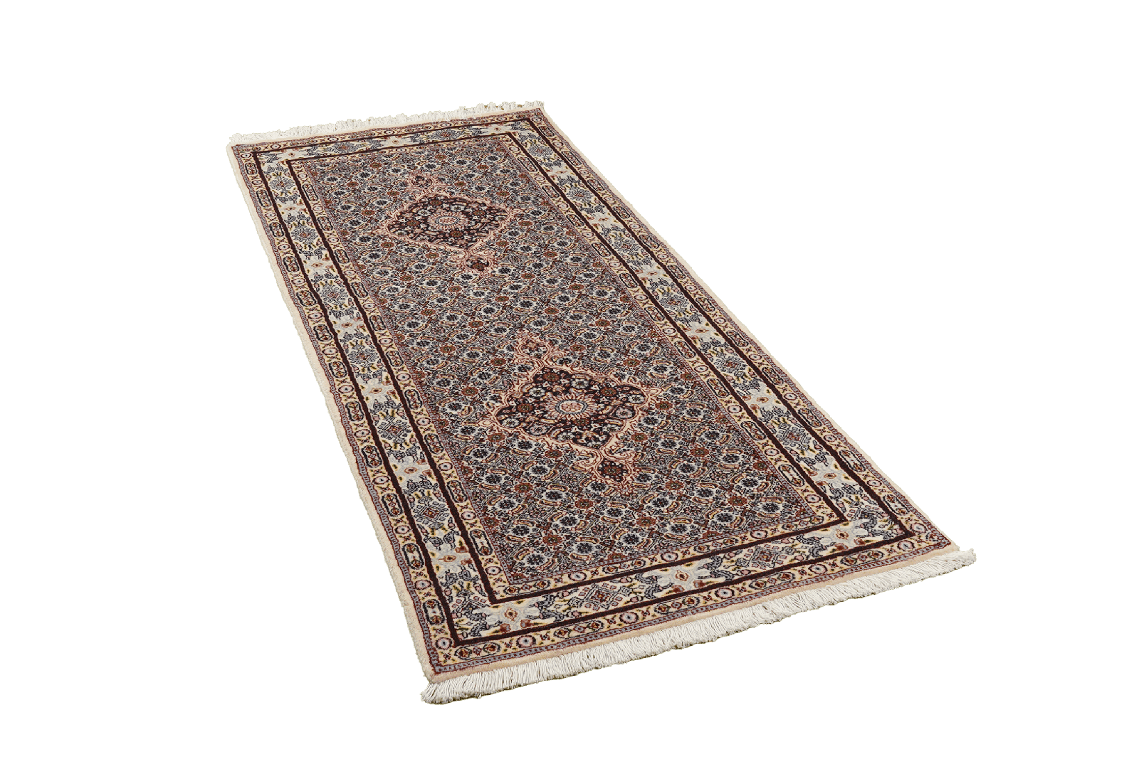Moud Mahi — Hand-knotted, 76x193 cm, Beige, 100% Virgin Wool | View 4