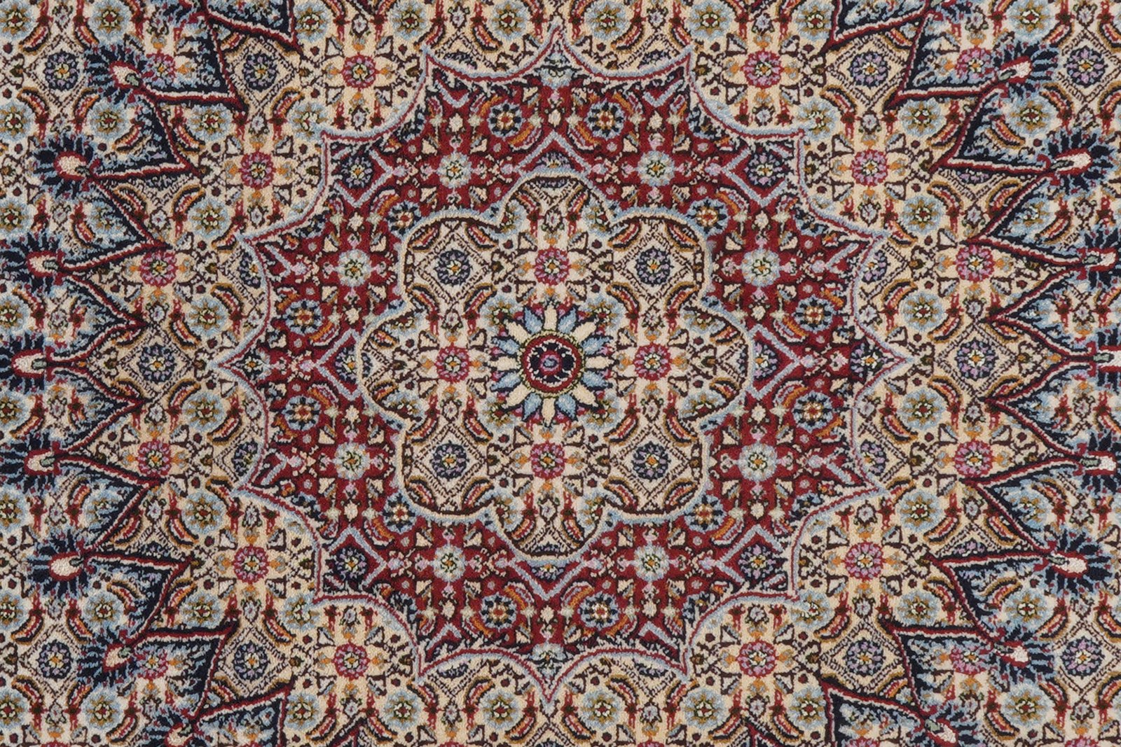 Moud Mahi — Hand-knotted, 194x295 cm, Beige, 100% Virgin Wool | View 7