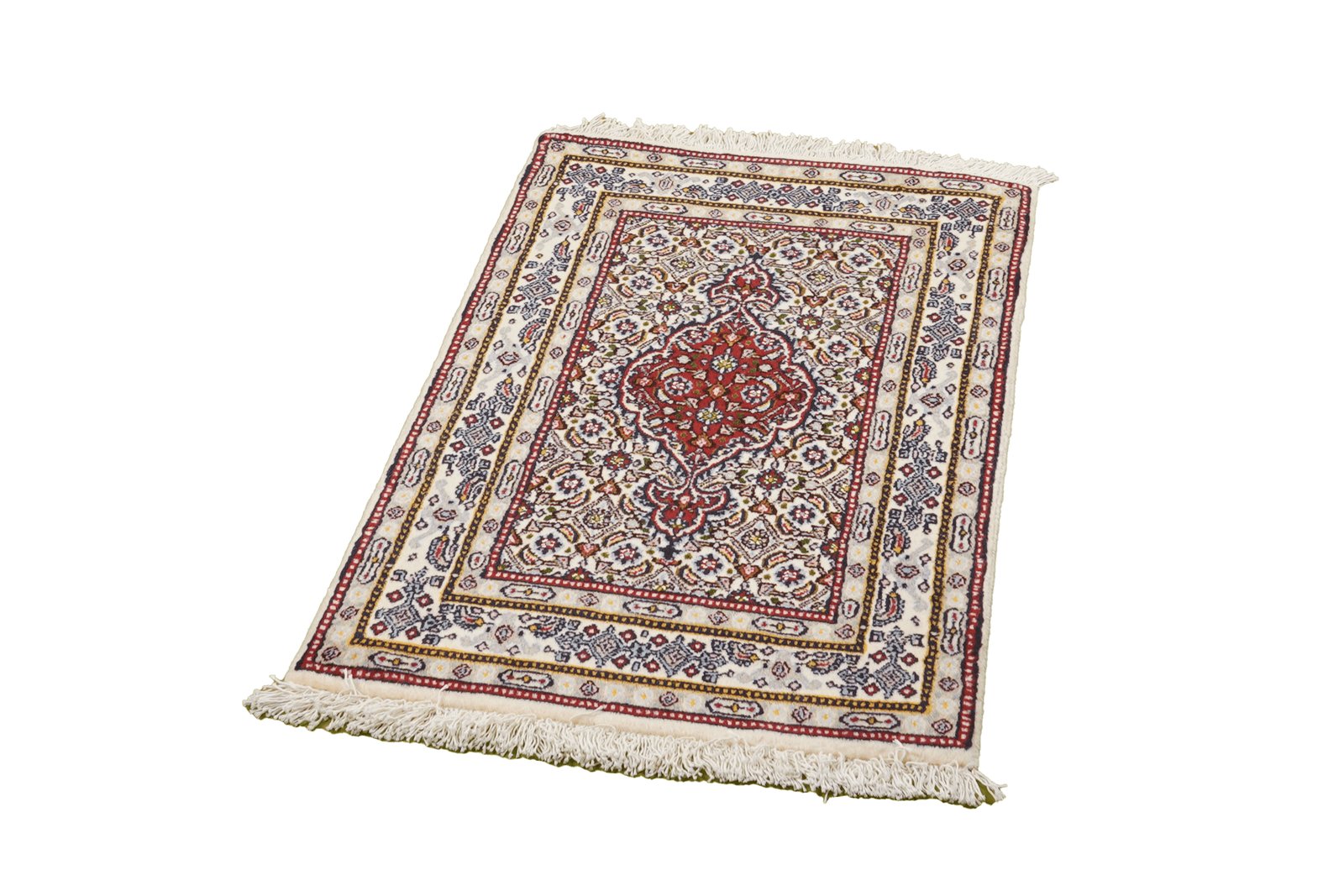 Moud Mahi — Hand-knotted, 57x91 cm, Beige, 100% Virgin Wool | View 5
