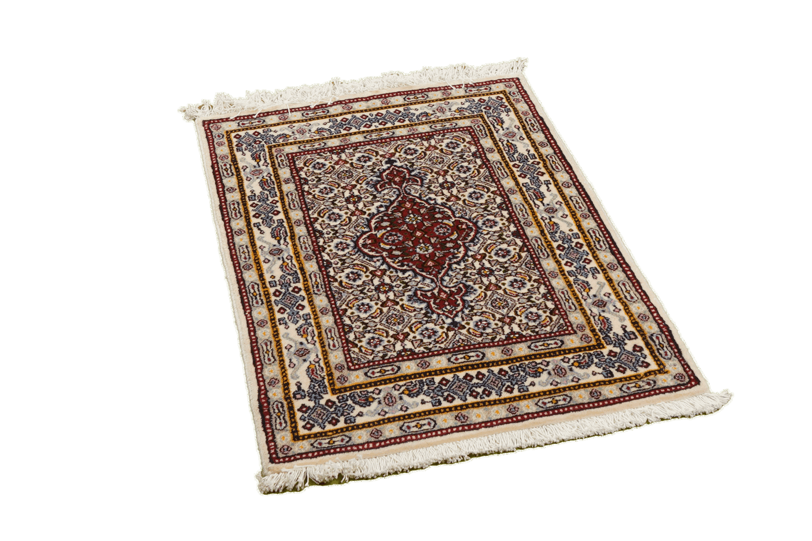 Moud Mahi — Handgefertigt, 86x56 cm, Beige, 100% Virgin Wool | View 5