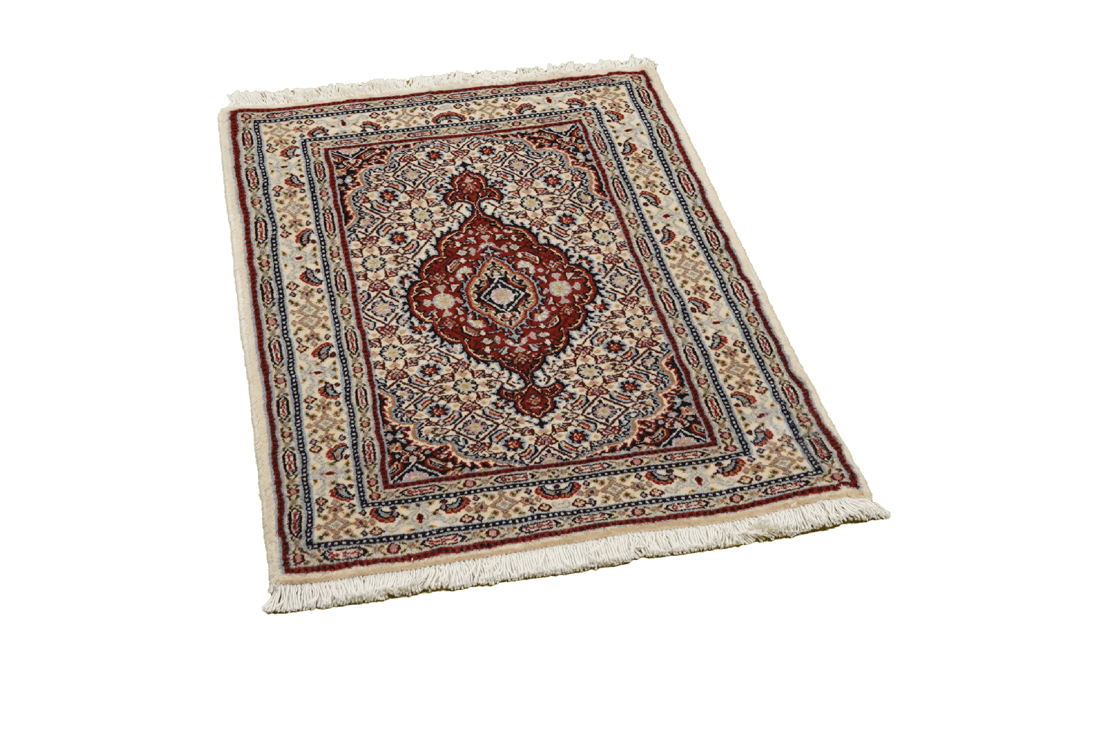 Moud Mahi — Hand-knotted, 58x87 cm, Beige, 100% Virgin Wool | View 4