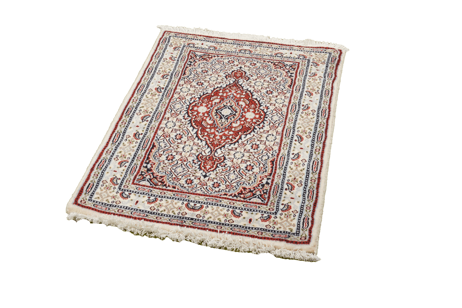 Moud Mahi — Hand-knotted, 58x87 cm, Beige, 100% Virgin Wool | View 5