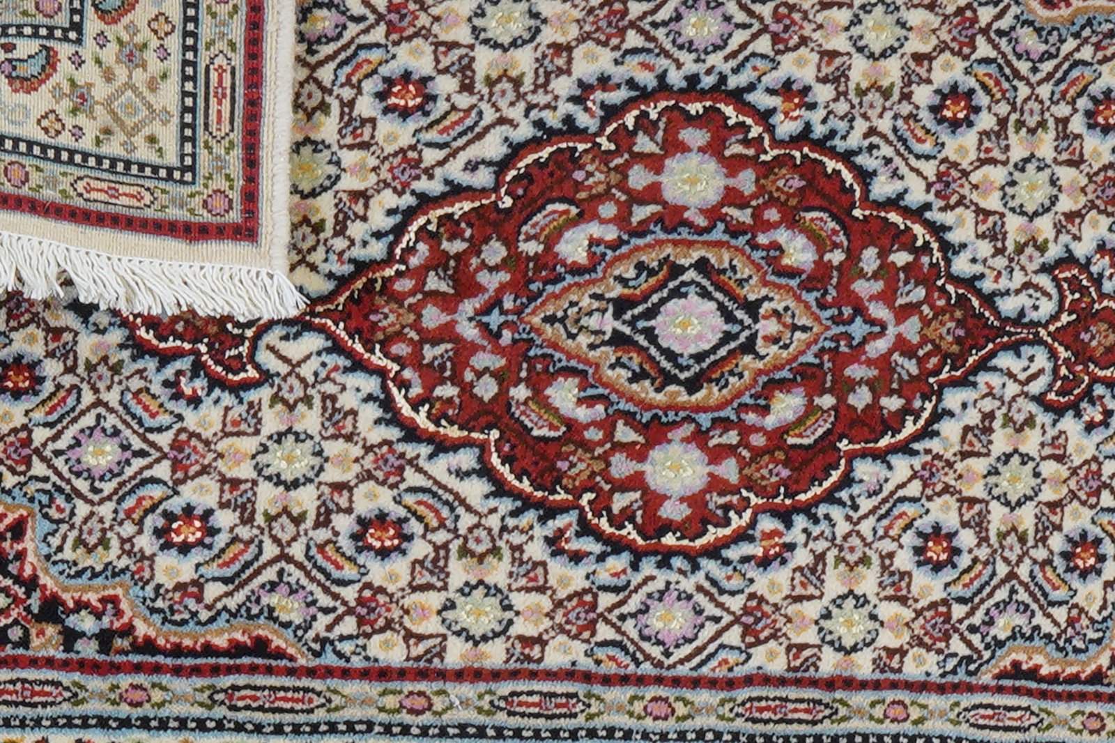 Moud Mahi — Hand-knotted, 58x87 cm, Beige, 100% Virgin Wool | View 7