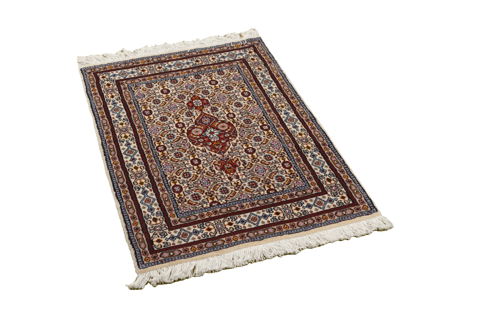 Moud Mahi — Hand-knotted, 58x88 cm, Beige, 100% Virgin Wool | View 4