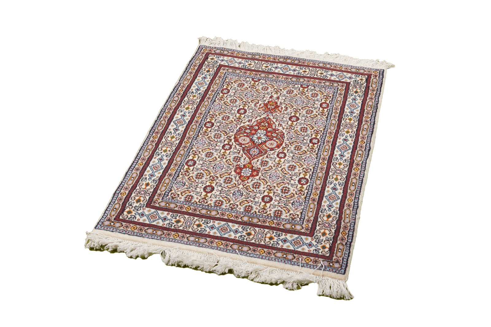 Moud Mahi — Hand-knotted, 58x88 cm, Beige, 100% Virgin Wool | View 5