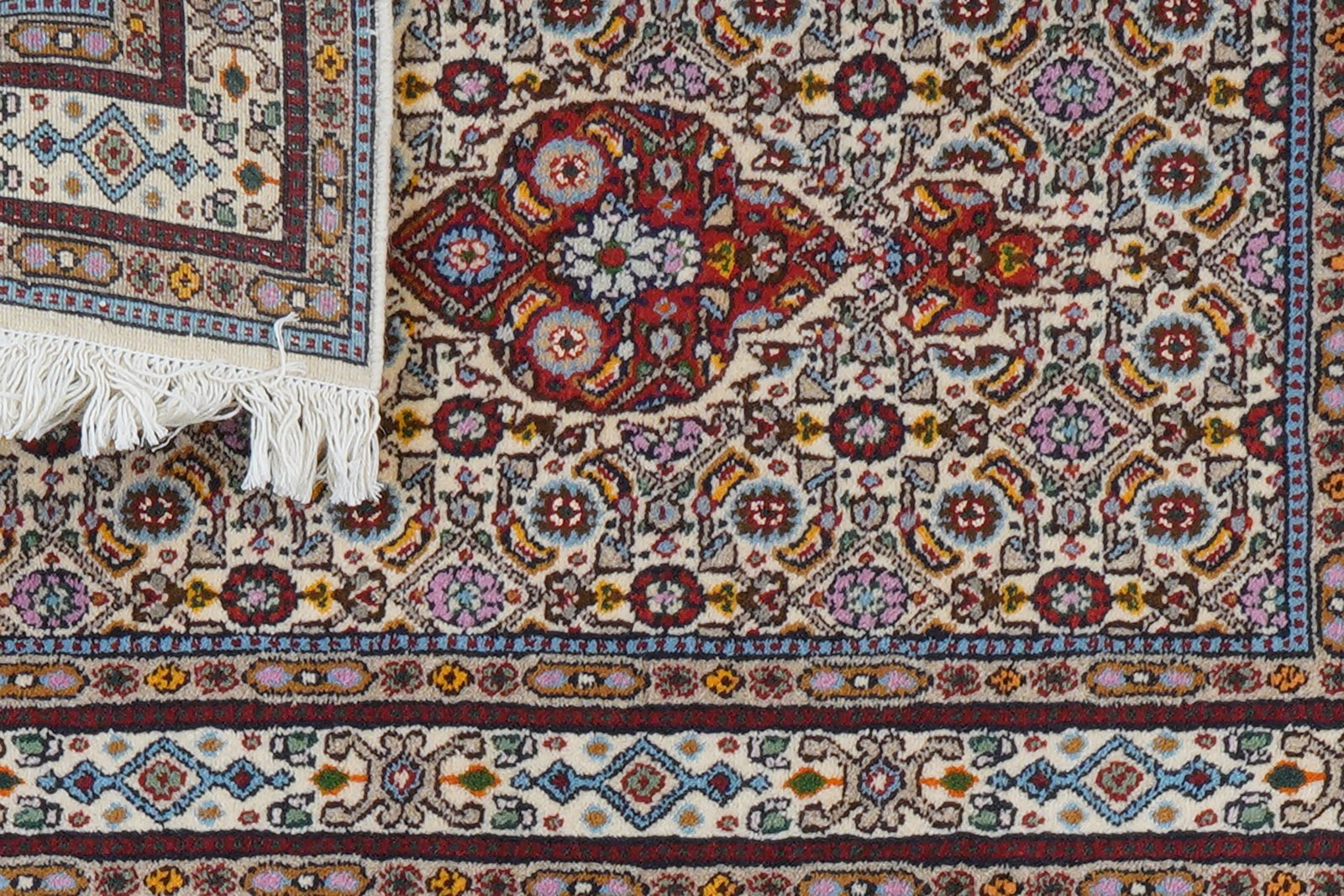 Moud Mahi — Hand-knotted, 58x88 cm, Beige, 100% Virgin Wool | View 7