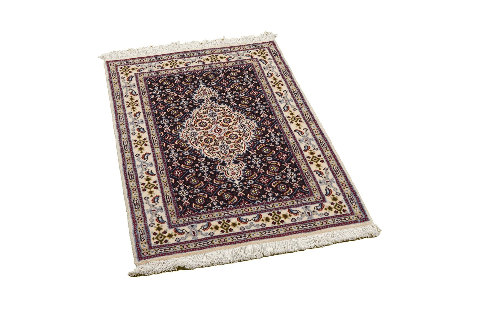 Moud Mahi — Hand-knotted, 56x90 cm, Blue, 100% Virgin Wool | View 4