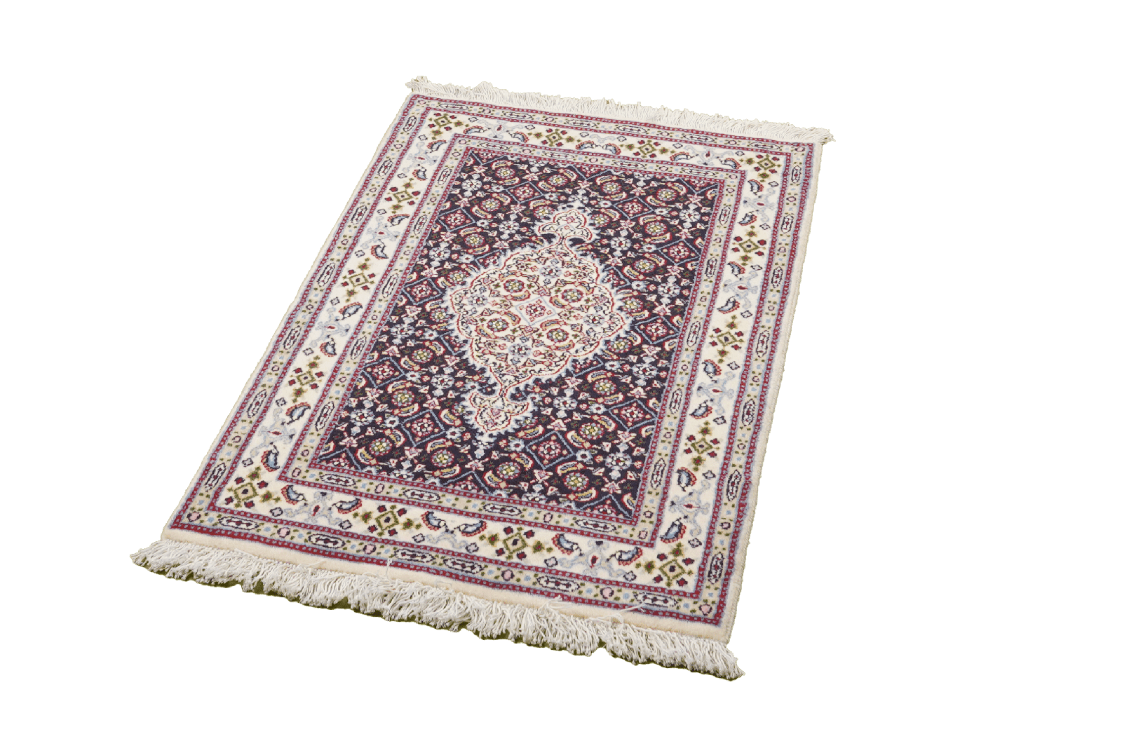 Moud Mahi — Hand-knotted, 56x90 cm, Blue, 100% Virgin Wool | View 5