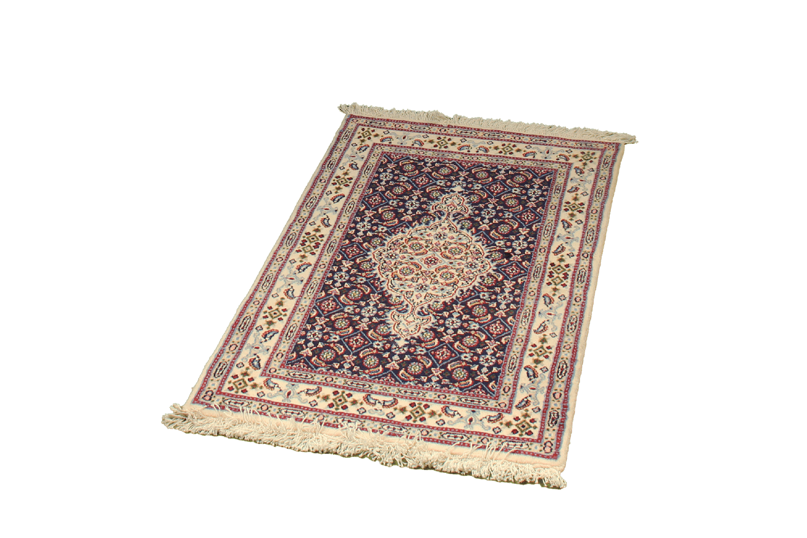 Moud Mahi — Hand-knotted, 57x91 cm, Blue, 100% Virgin Wool | View 4