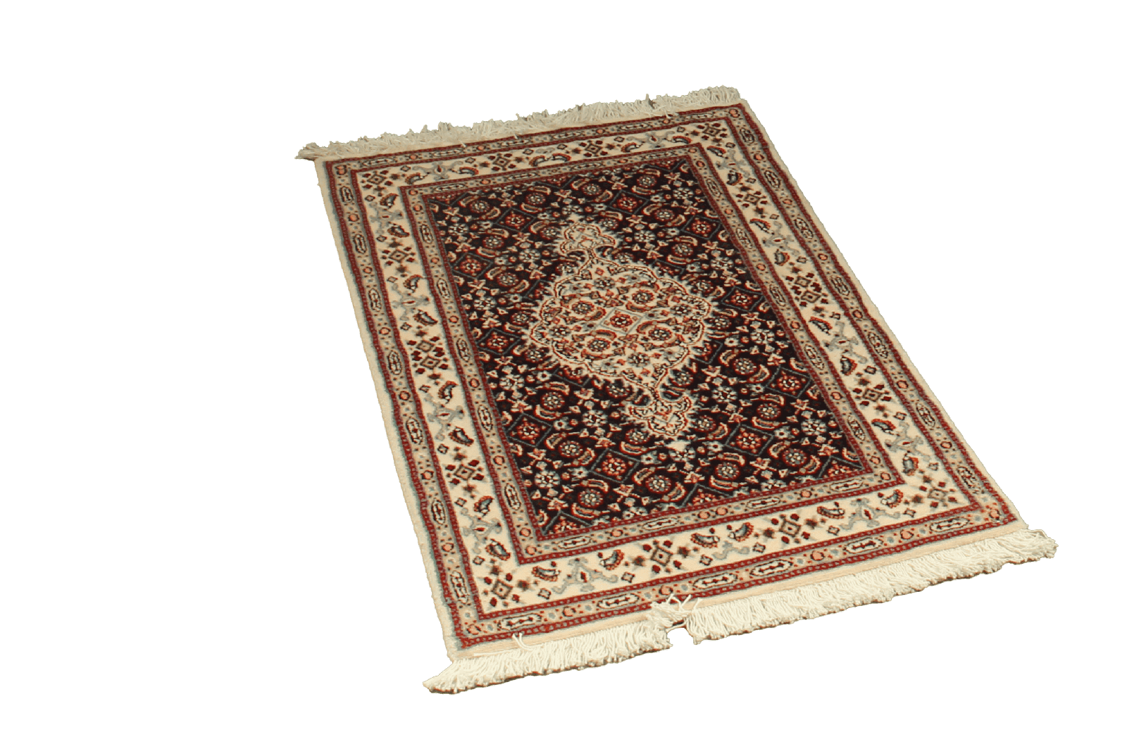 Moud Mahi — Hand-knotted, 57x91 cm, Blue, 100% Virgin Wool | View 5