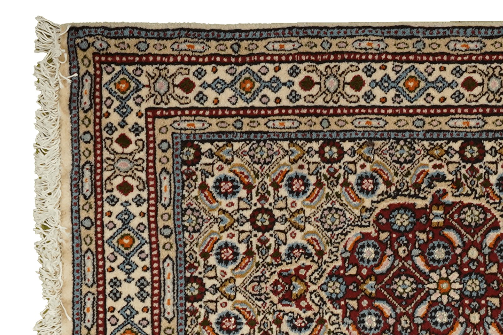 Moud Mahi — Hand-knotted, 59x85 cm, Beige, 100% Virgin Wool | View 3