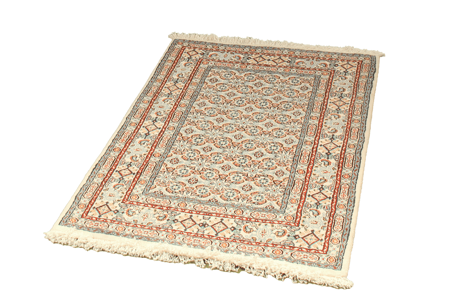 Moud Mahi — Hand-knotted, 79x115 cm, Beige, 100% Virgin Wool | View 5